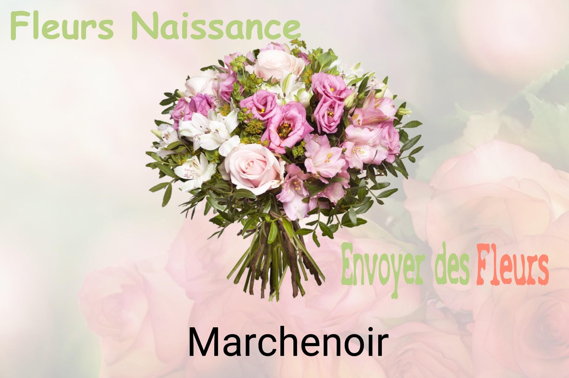 Bouquet de fleurs de naissance livré à Marchenoir